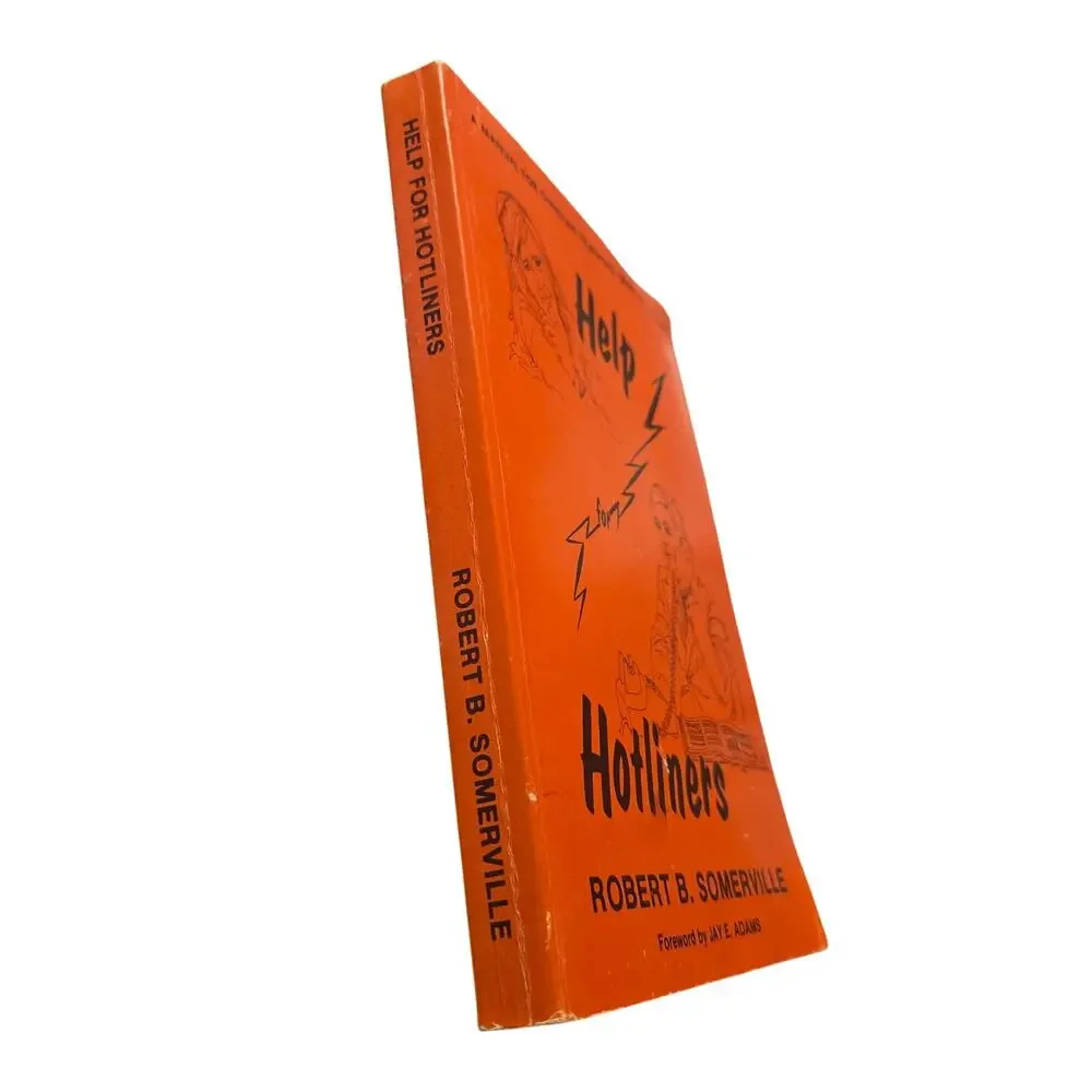 Help for Hotliners Robert Somerville Christian Crisis Counseling Manual 1978